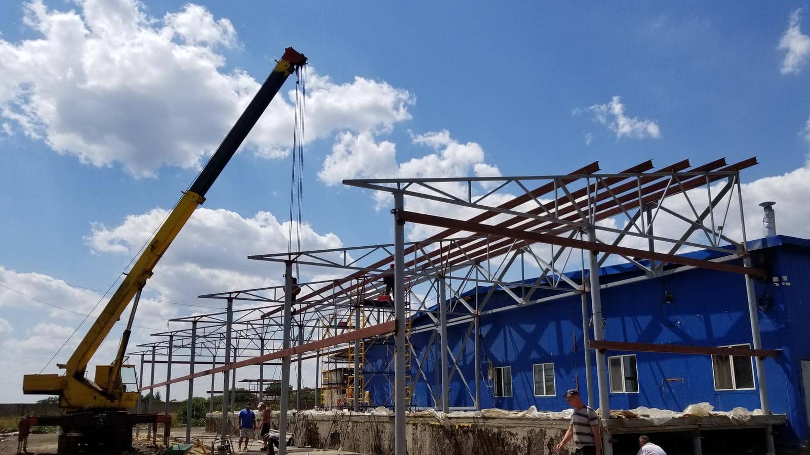 Строительство птицефермы в Харьковской области